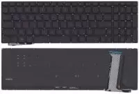 Клавиатура для ноутбука Asus G771, N551, черная без рамки с красной подсветкой