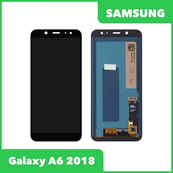LCD дисплей для Samsung Galaxy A6 2018 SM-A600 в сборе, TFT с регулировкой яркости (черный)