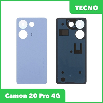 Задняя крышка для Tecno Camon 20 Pro 4G (CK7n) (синий)